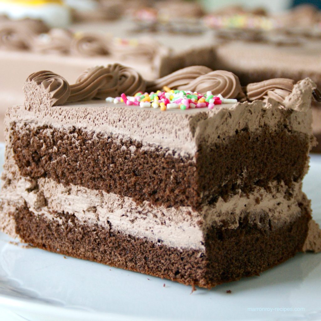 コストコの巨大ケーキを初購入 ハーフシート チョコレートケーキ 息子達に残すレシピノート