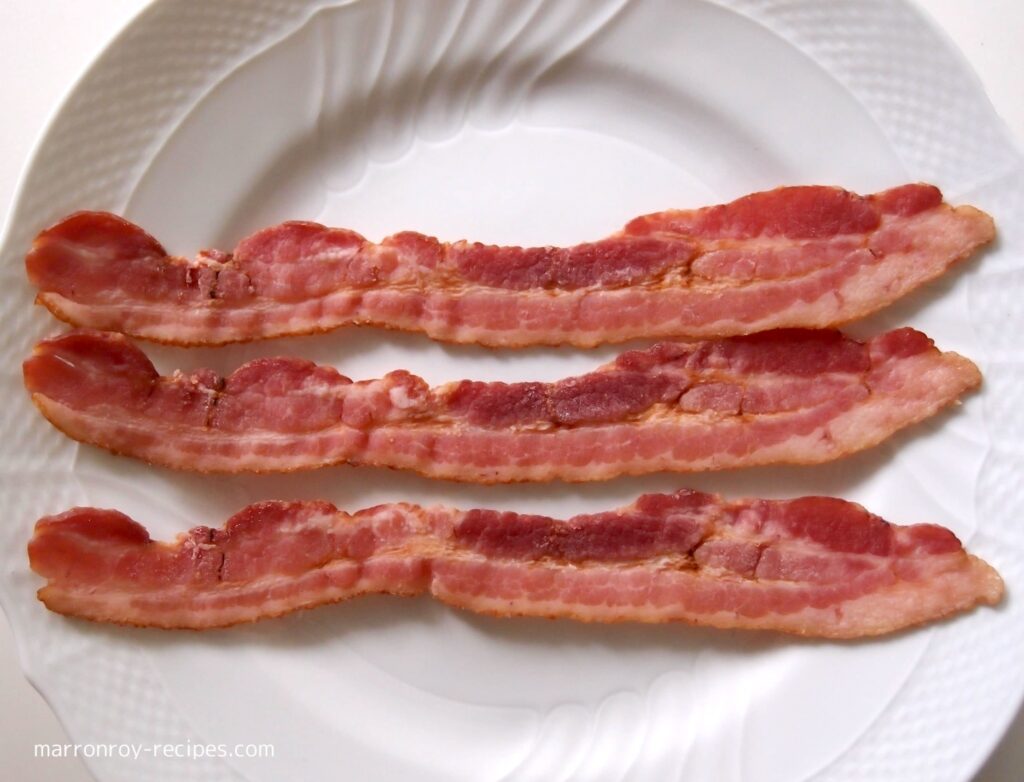 lined bacon