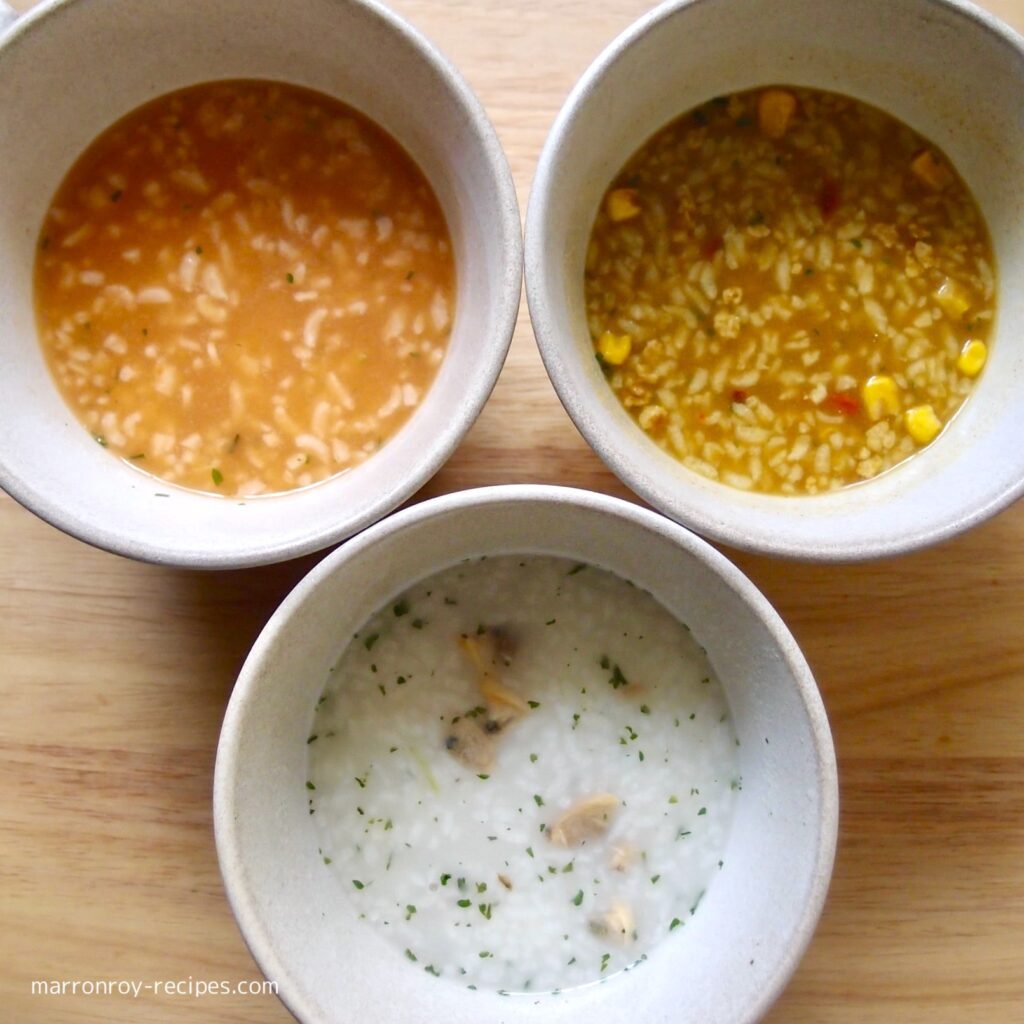 three soups