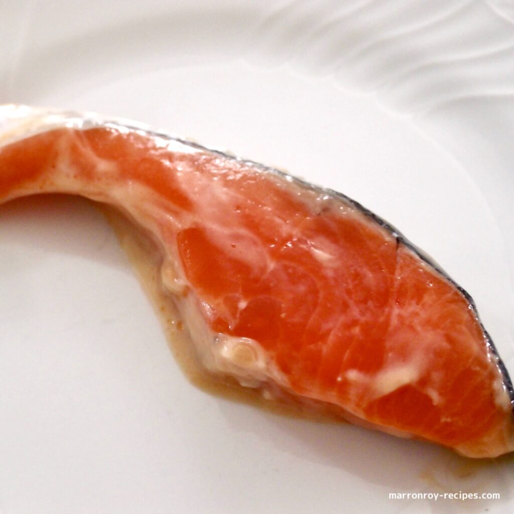 salmon before