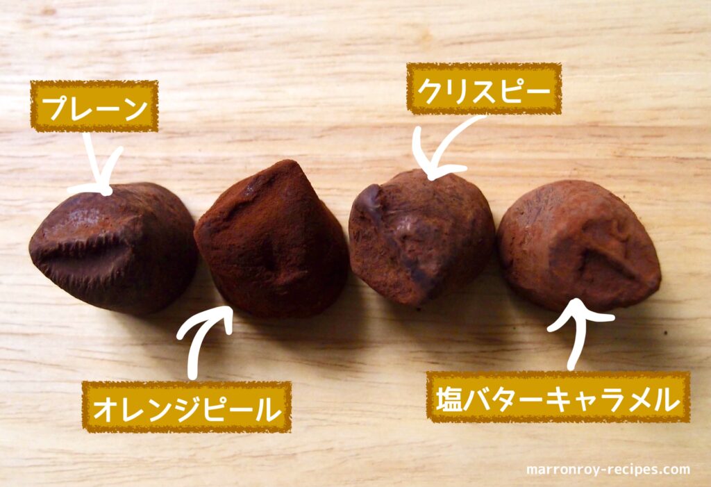 4 truffes