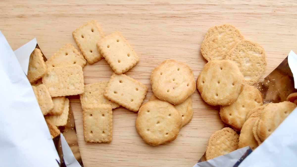 出したチーズクッキー